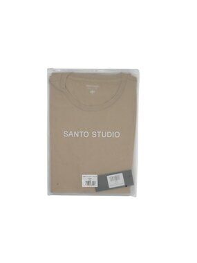 Santo Studio Tempo Ultra Tee in Tan